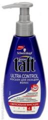 Лосьон для укладки волос taft ultra control сверхсильная фиксация taft